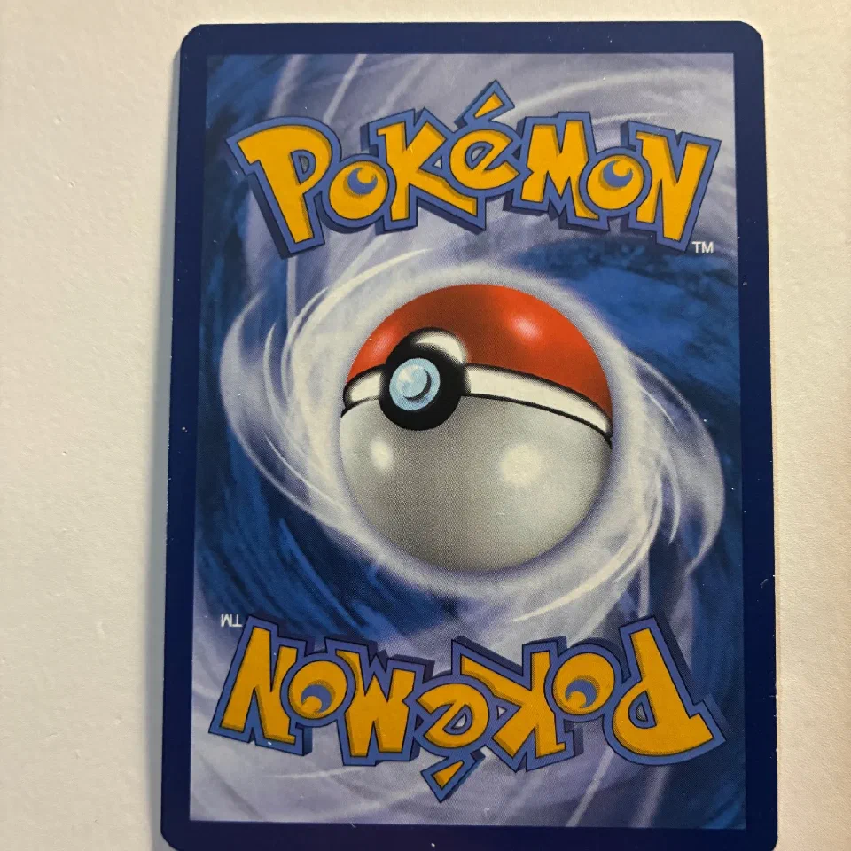 The back of a Pokémon trading card