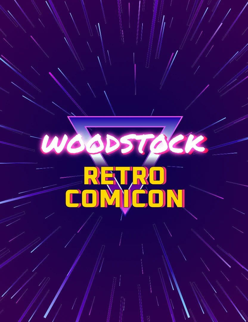 Woodstock Retro Comicon 2026 poster
