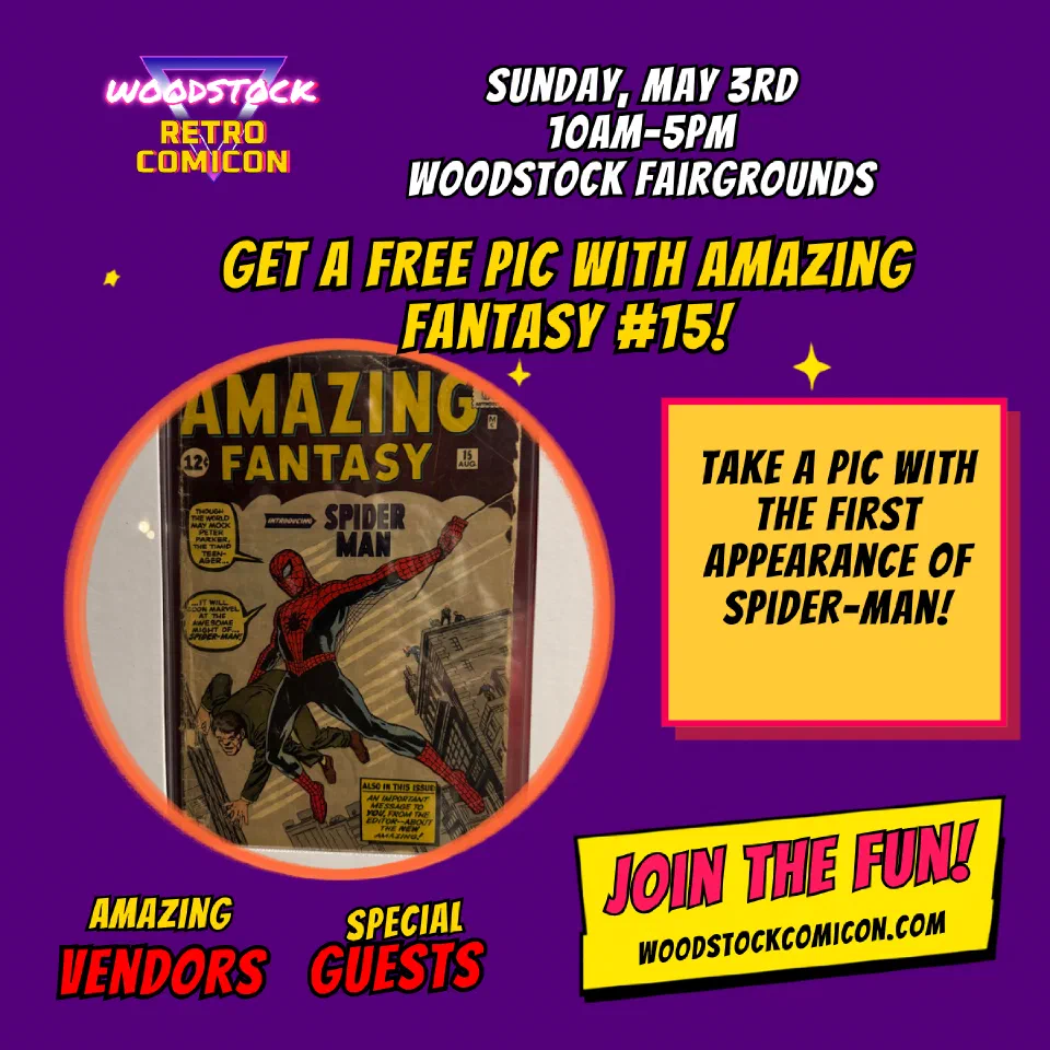 Amazing Fantasy #15, the first appearance of Spider-Man